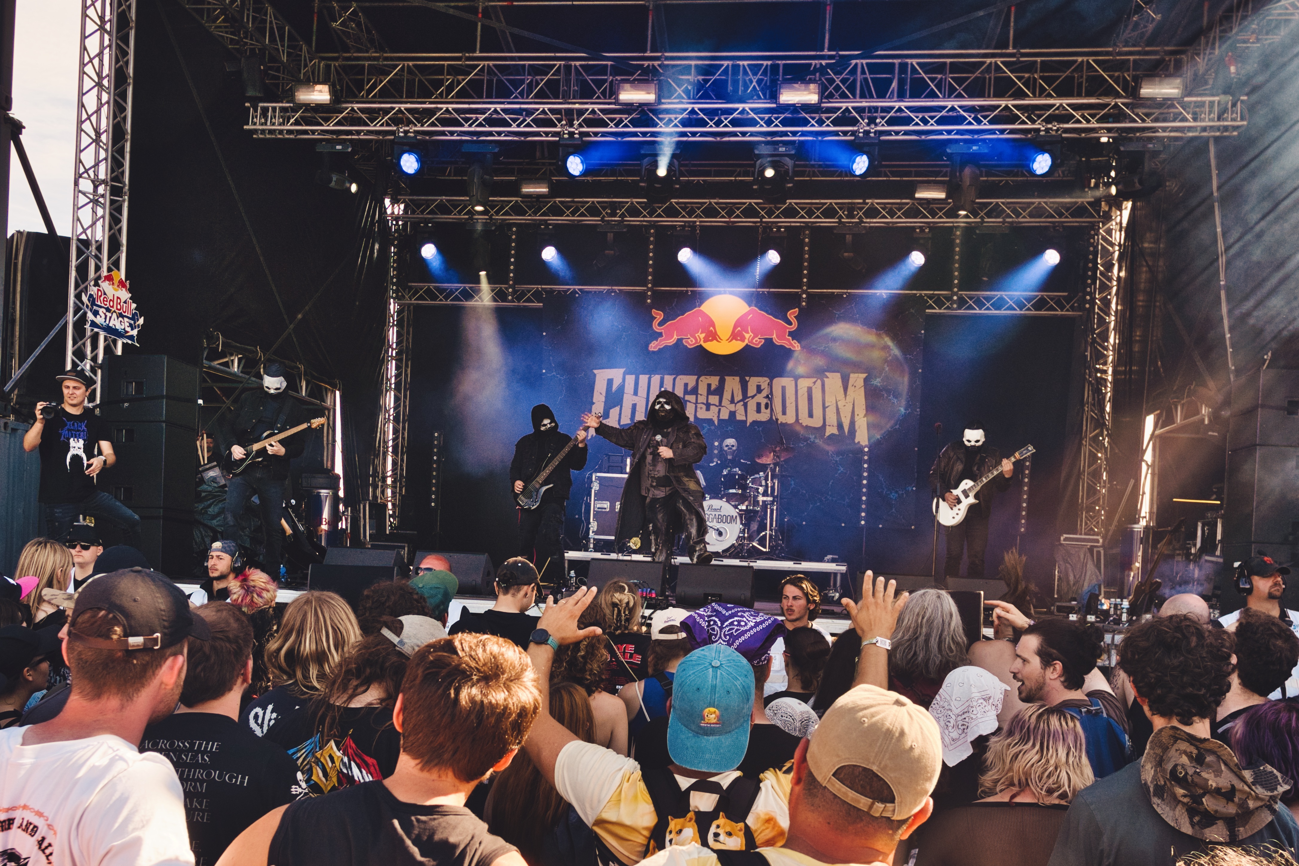 ChuggaBoom performing on the Red Bull Stage